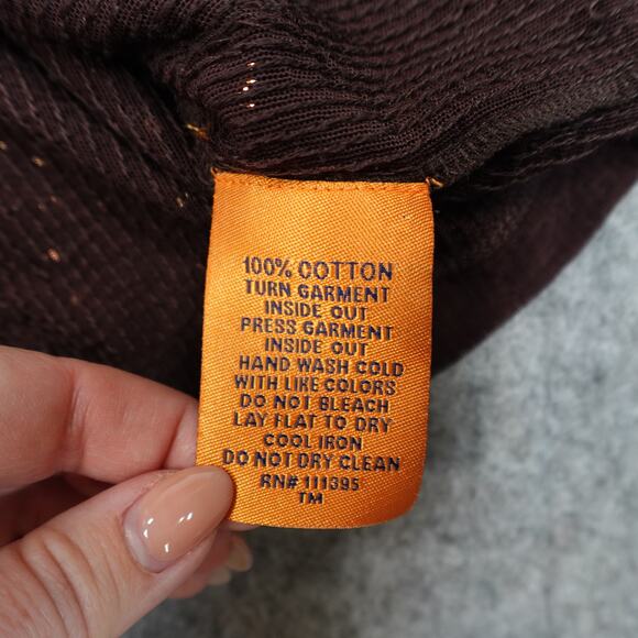 Tory Burch Top Womens XS? All Over Sequin Racerback Tank Brown Shimmer - Picture 3 of 8